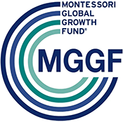 Logo of the Montessori Global Growth Fund (MGGF), featuring concentric circles and the funds name in blue and teal text.